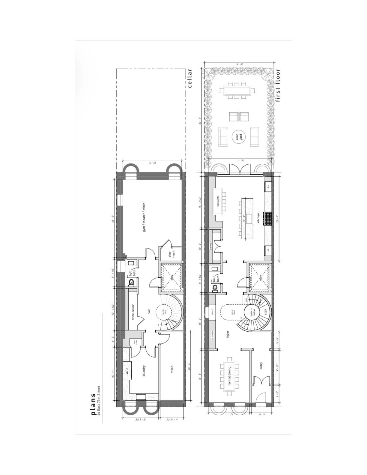46 East 71st Street Manhattan, NY 10021 - Photo 27 of 27 a picture of a floor plan