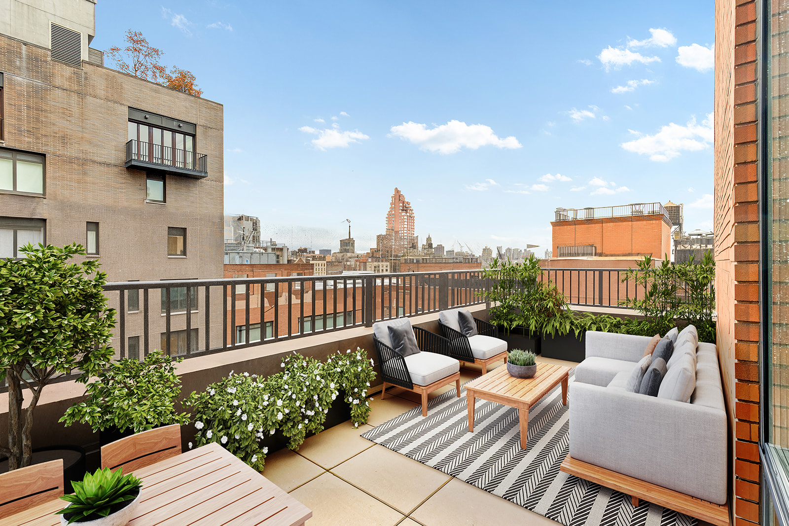 205 West 76th Street, Unit PH1F Manhattan, NY 10023 - Photo 10 of 18 a view of a patio on the roof deck