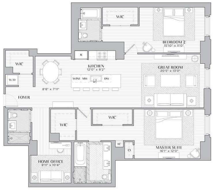 100 Barclay Street, Unit 17H Manhattan, NY 10007 - Photo 11 of 11 unknown