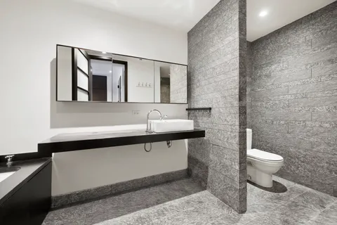 a bathroom with a sink and a toilet