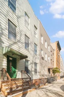 a front view of a building