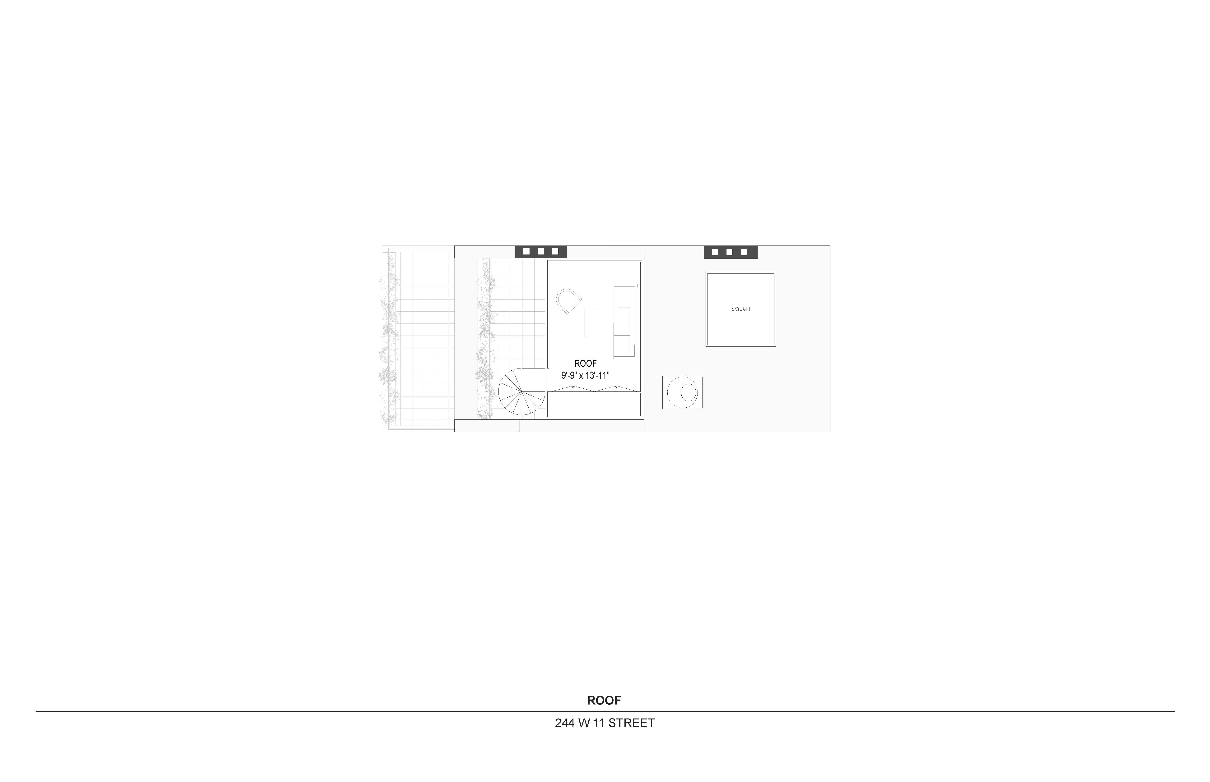 244 West 11th Street Manhattan, NY 10014 - Photo 29 of 29 a picture of a room with a floor plan