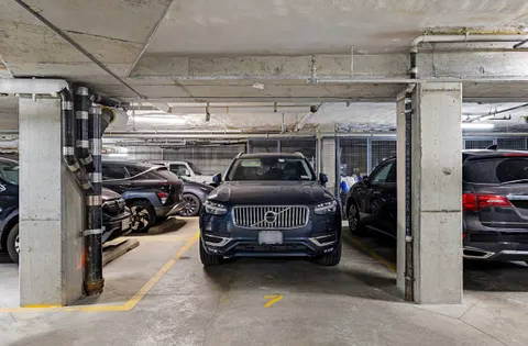 a view of car garage