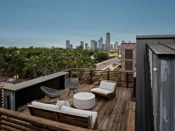 a view of balcony and patio