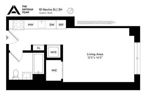 $679,000 | 10 Nevins Street, Unit 3H | Downtown Brooklyn
