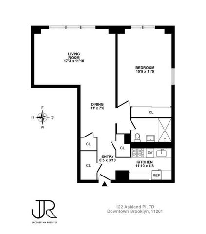 $635,000 | 122 Ashland Place, Unit 7D | Downtown Brooklyn