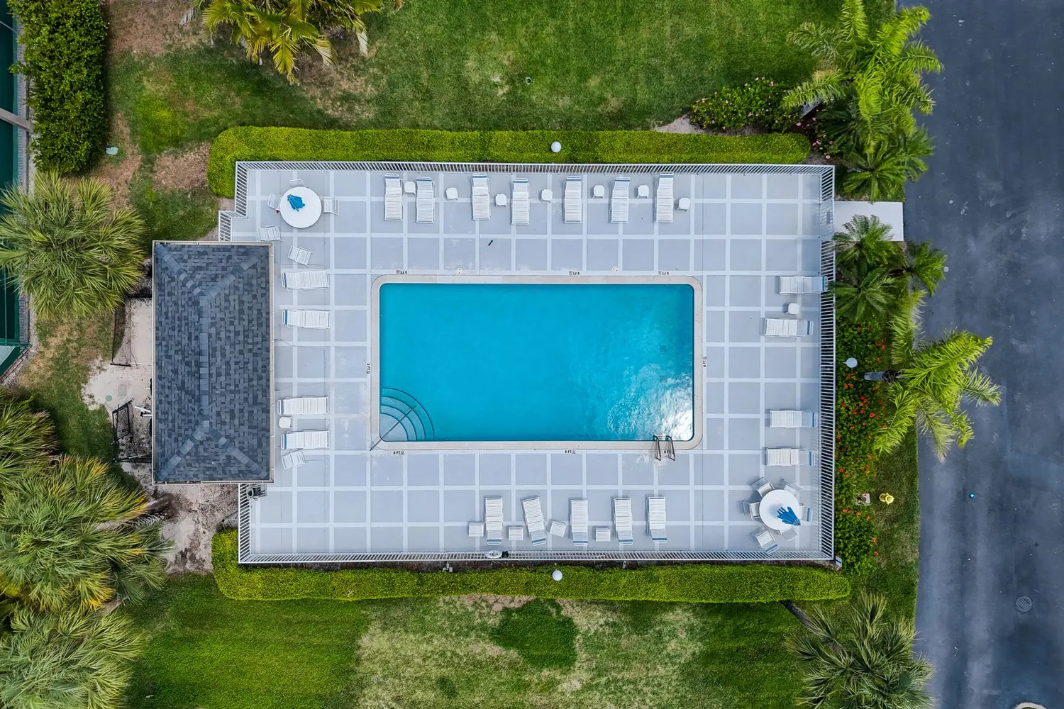 an aerial view of multiple houses