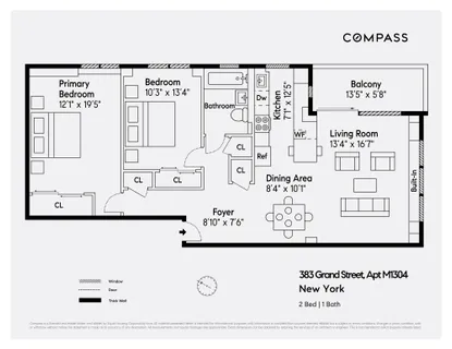$1,200,000 | 383 Grand Street, Unit M1304 | Lower East Side