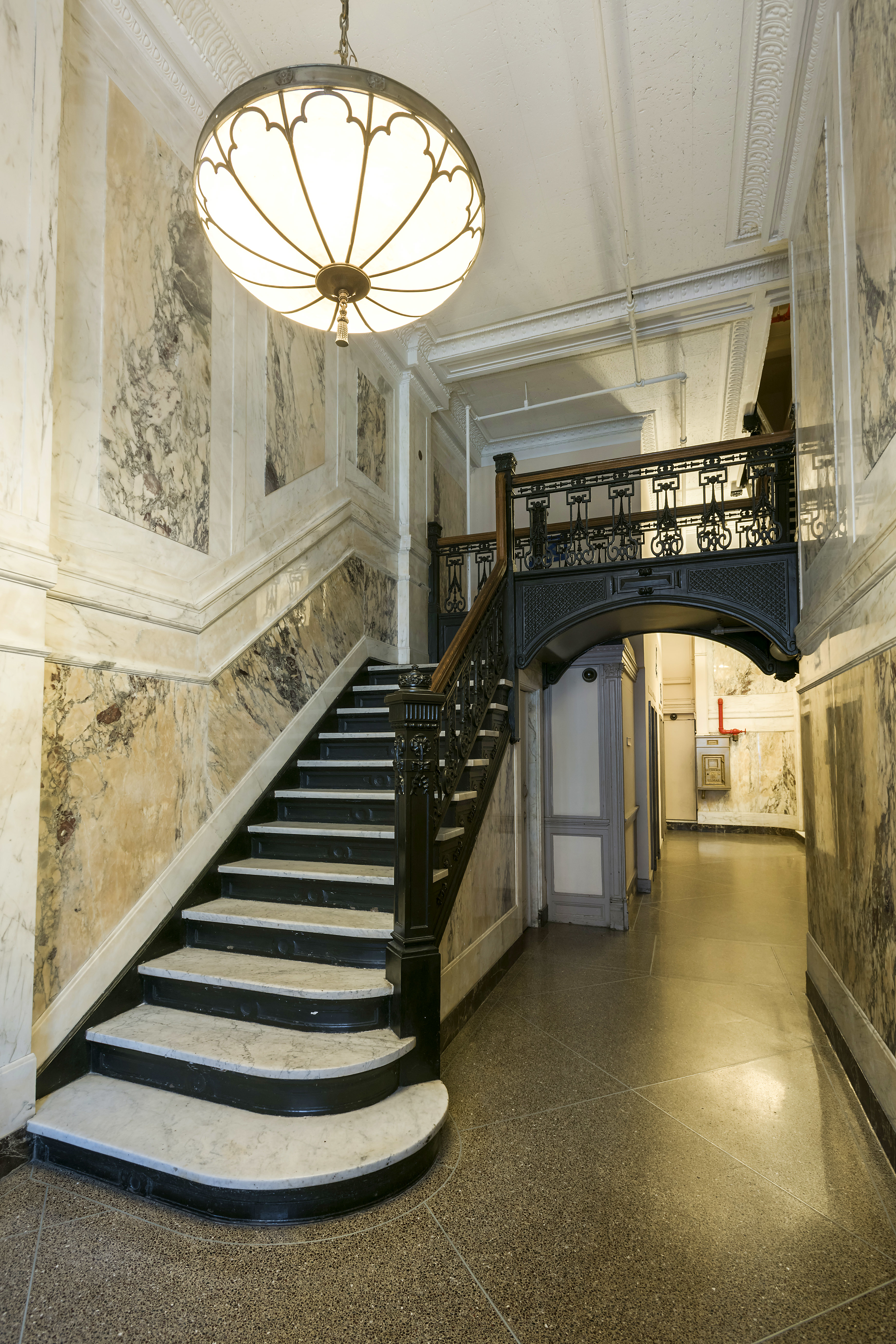 366 Broadway, Unit 8A Manhattan, NY 10013 - Photo 11 of 13 a view of entryway and hall with wooden floor