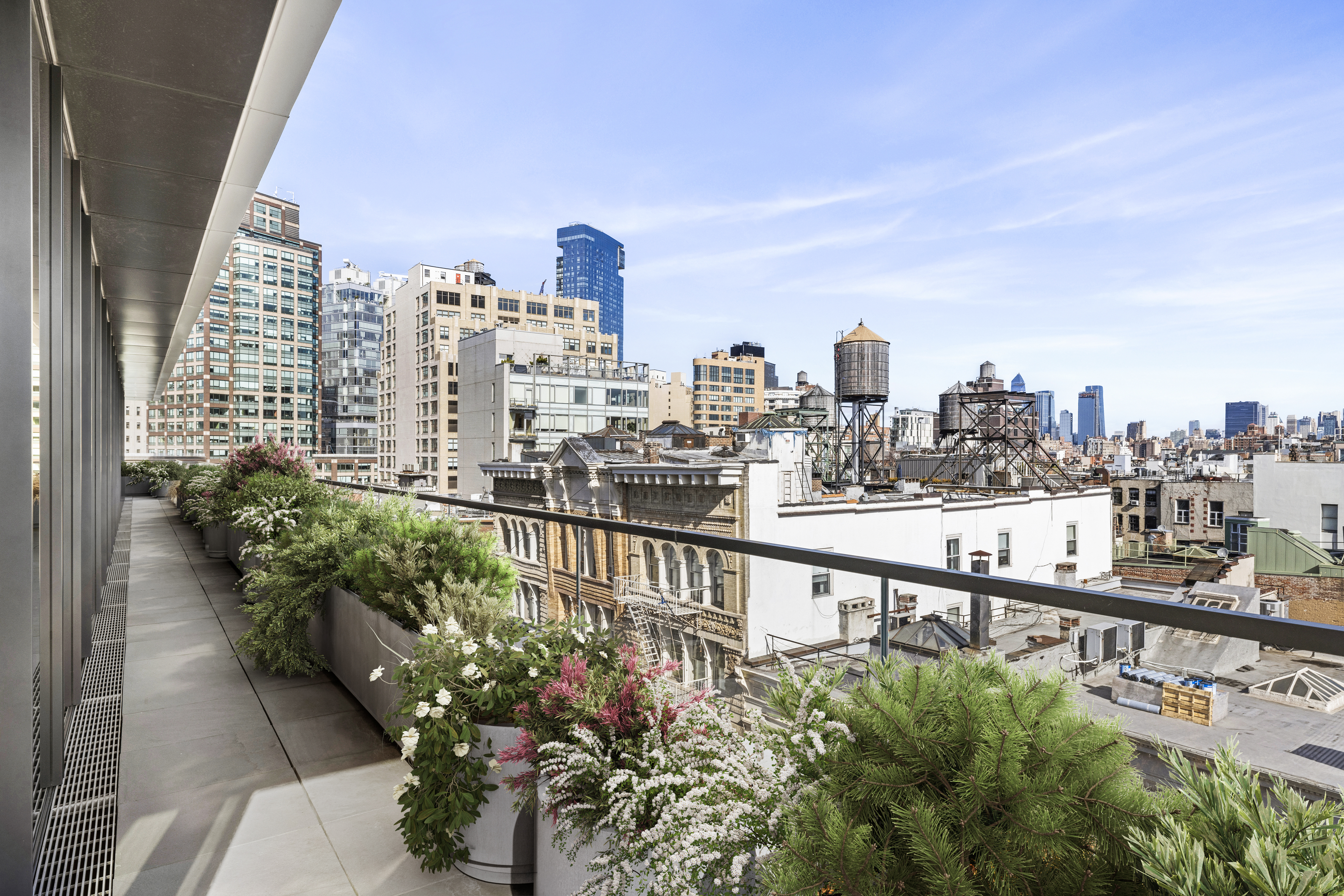 27 Wooster Street, Unit PH Manhattan, NY 10013 - Photo 9 of 34 a view of a city skyline from a balcony
