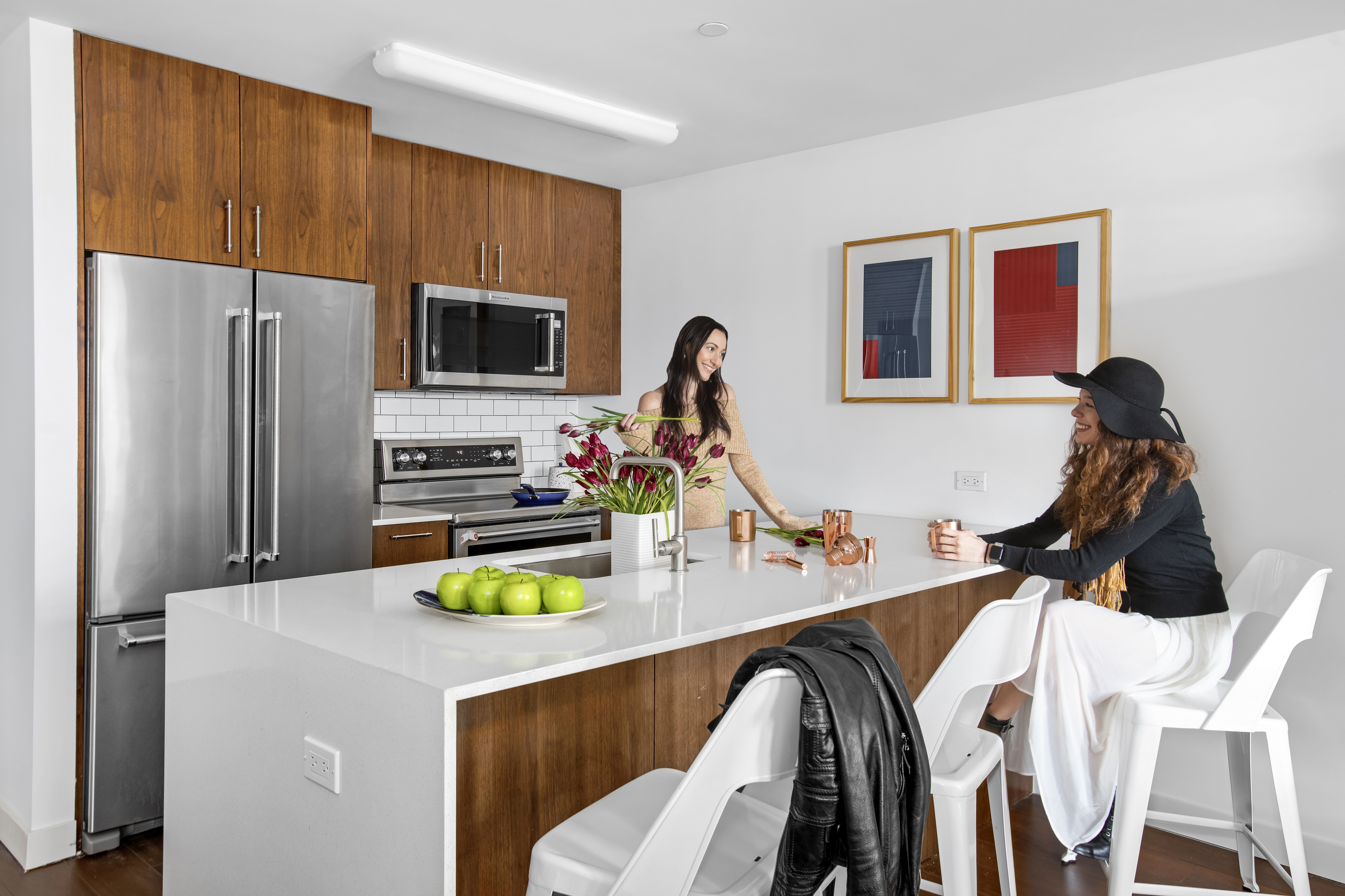 120 Nassau Street, Unit 19H Brooklyn, NY 11201 - Photo 2 of 11 a view of a kitchen with appliances and a window
