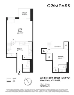 $850,000 | 225 East 86th Street, Unit 904 | Upper East Side