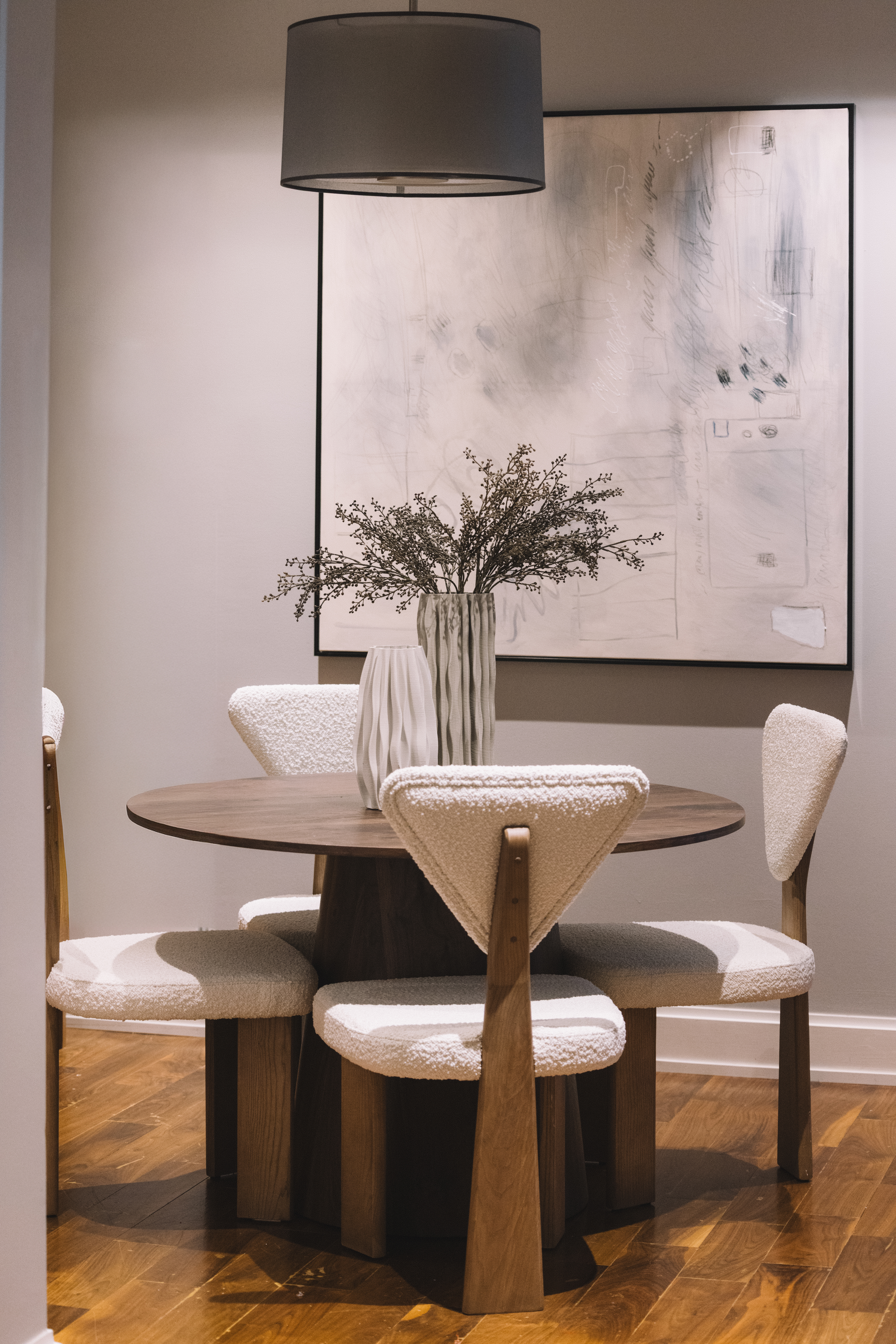 140 West 22nd Street, Unit 4C Manhattan, NY 10011 - Photo 9 of 16 a view of a dining room with furniture and wooden floor