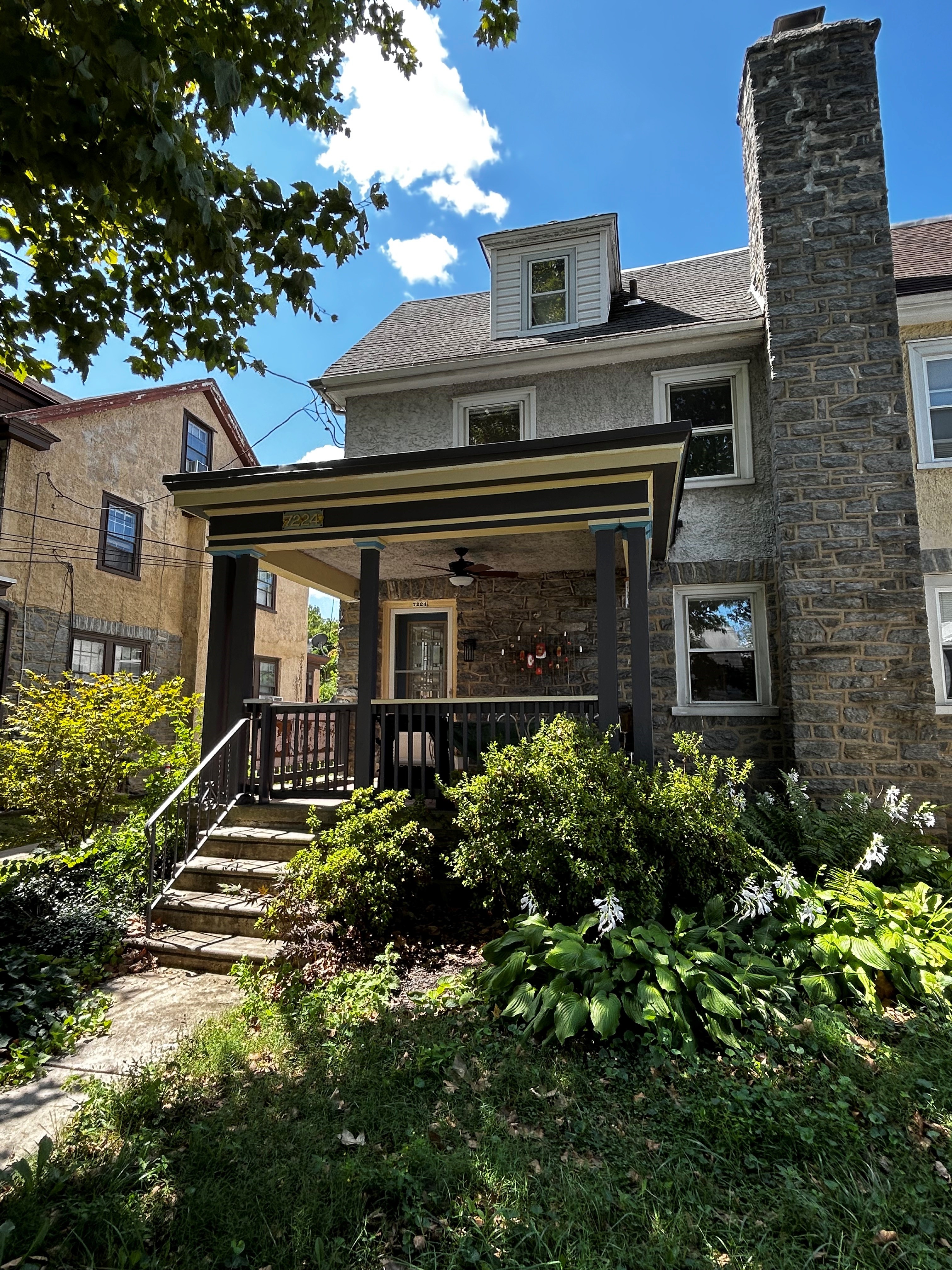 front view of a building