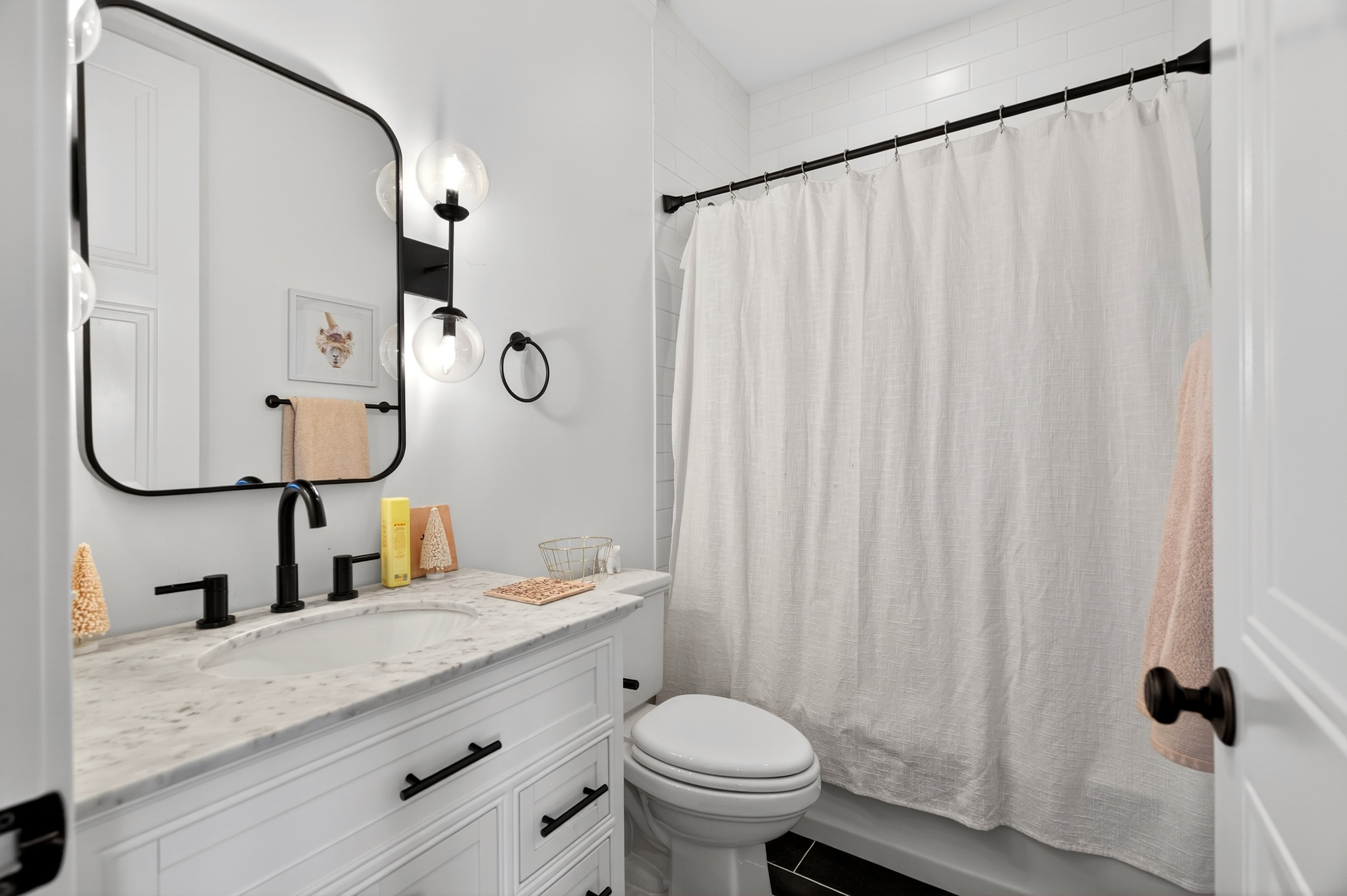 1703 Swansons Rdg Drive Franklin, TN 37064 - Photo 56 of 67 a bathroom with a granite countertop sink vanity mirror and toilet