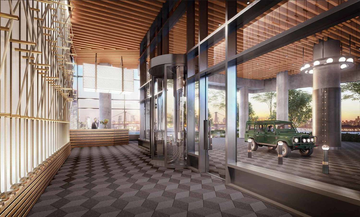 21 India Street, Unit 33C Brooklyn, NY 11222 - Photo 4 of 9 a view of a porch with a furniture