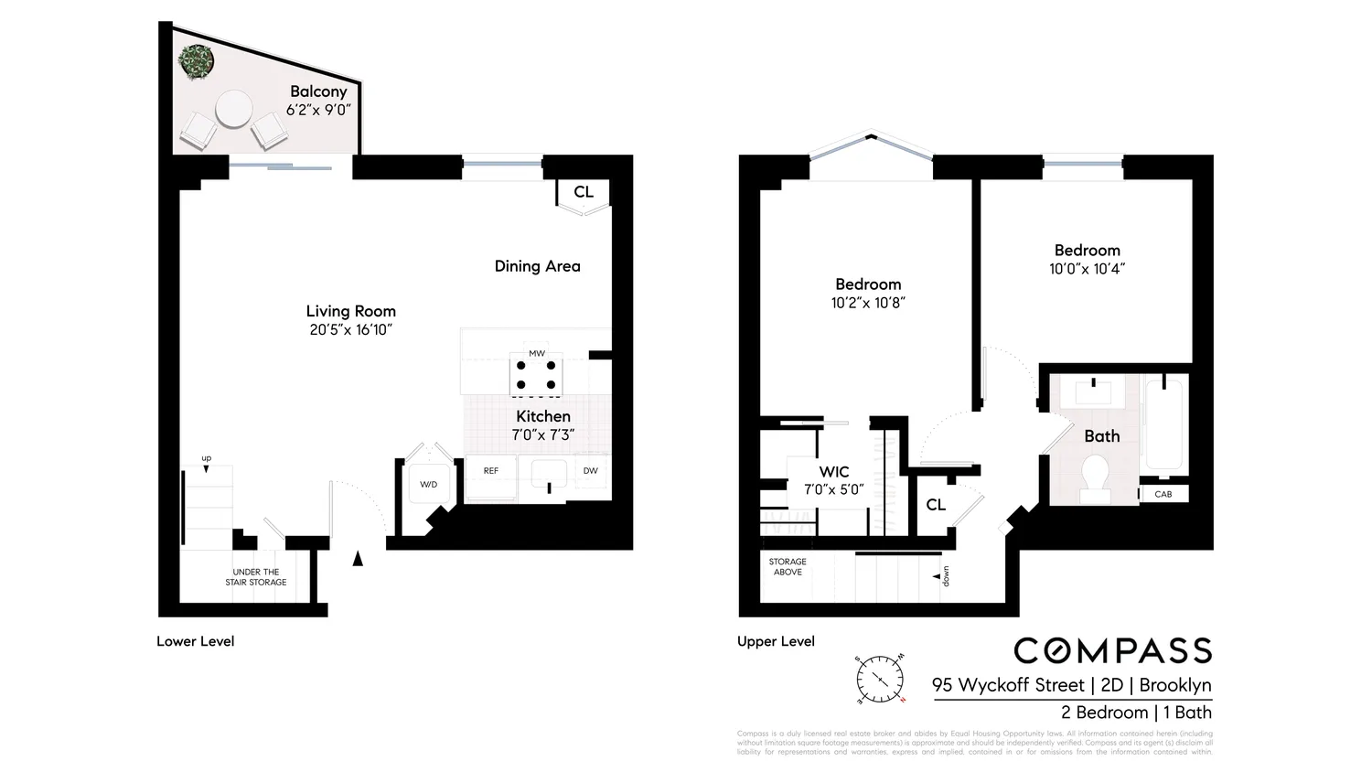 $1,092,500 | 95 Wyckoff Street, Unit 2D | Boerum Hill