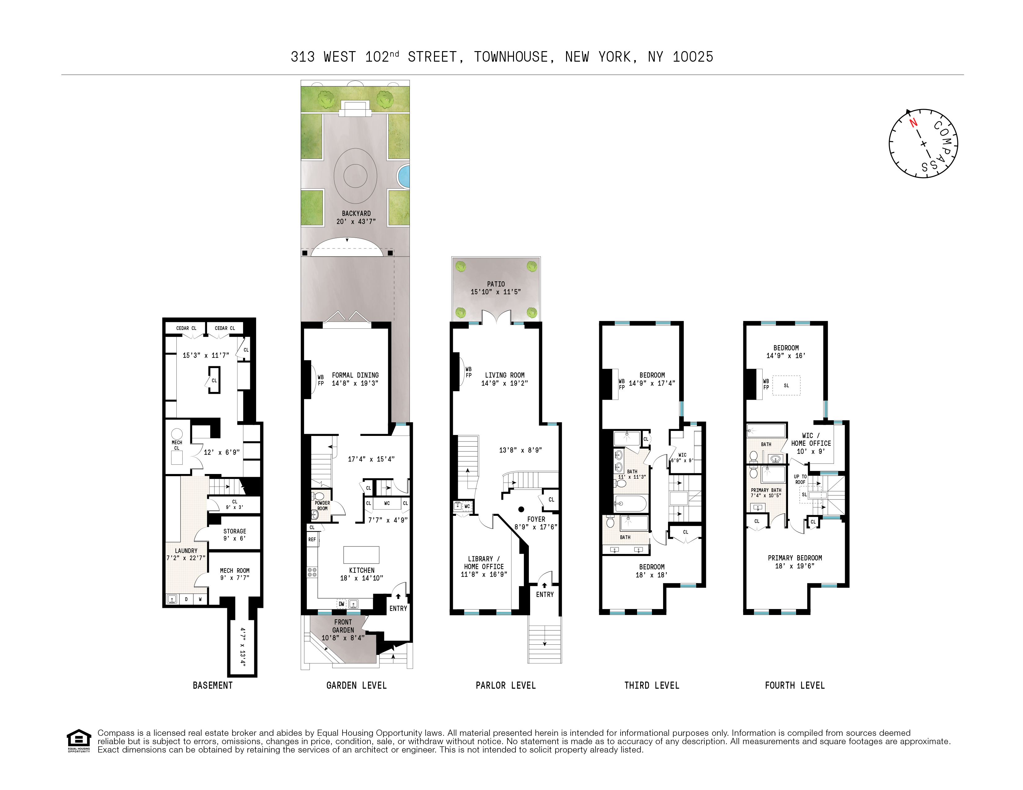 313 West 102nd Street Manhattan, NY 10025 - Photo 36 of 36 a picture of a floor plan