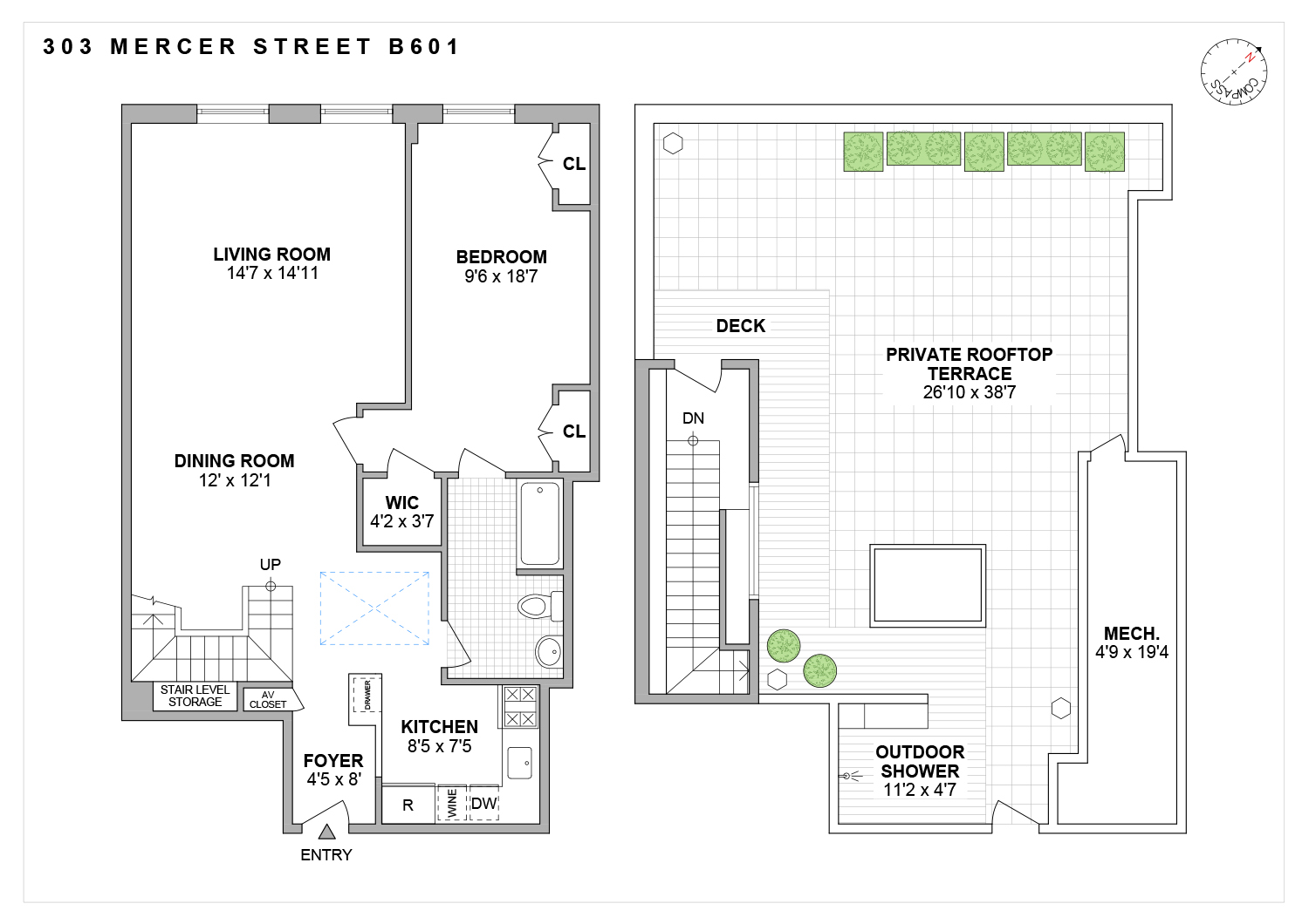 303 Mercer Street, Unit B601 Manhattan, NY 10003 - Photo 15 of 15