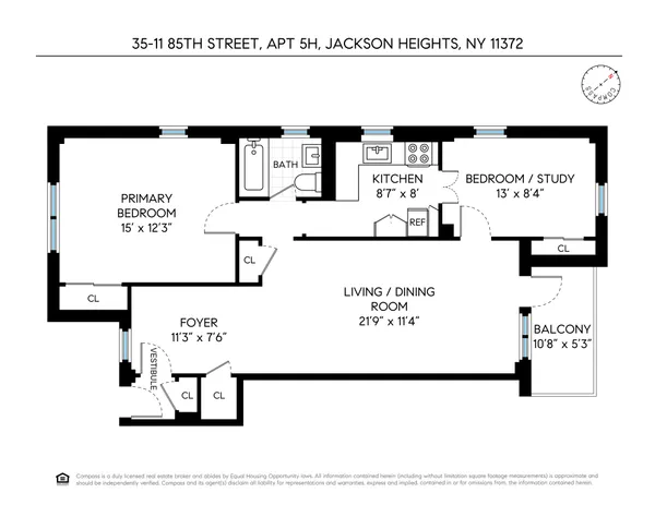 $460,000 | 35-11 85th Street, Unit 5H | Jackson Heights