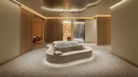 a room with gym equipment