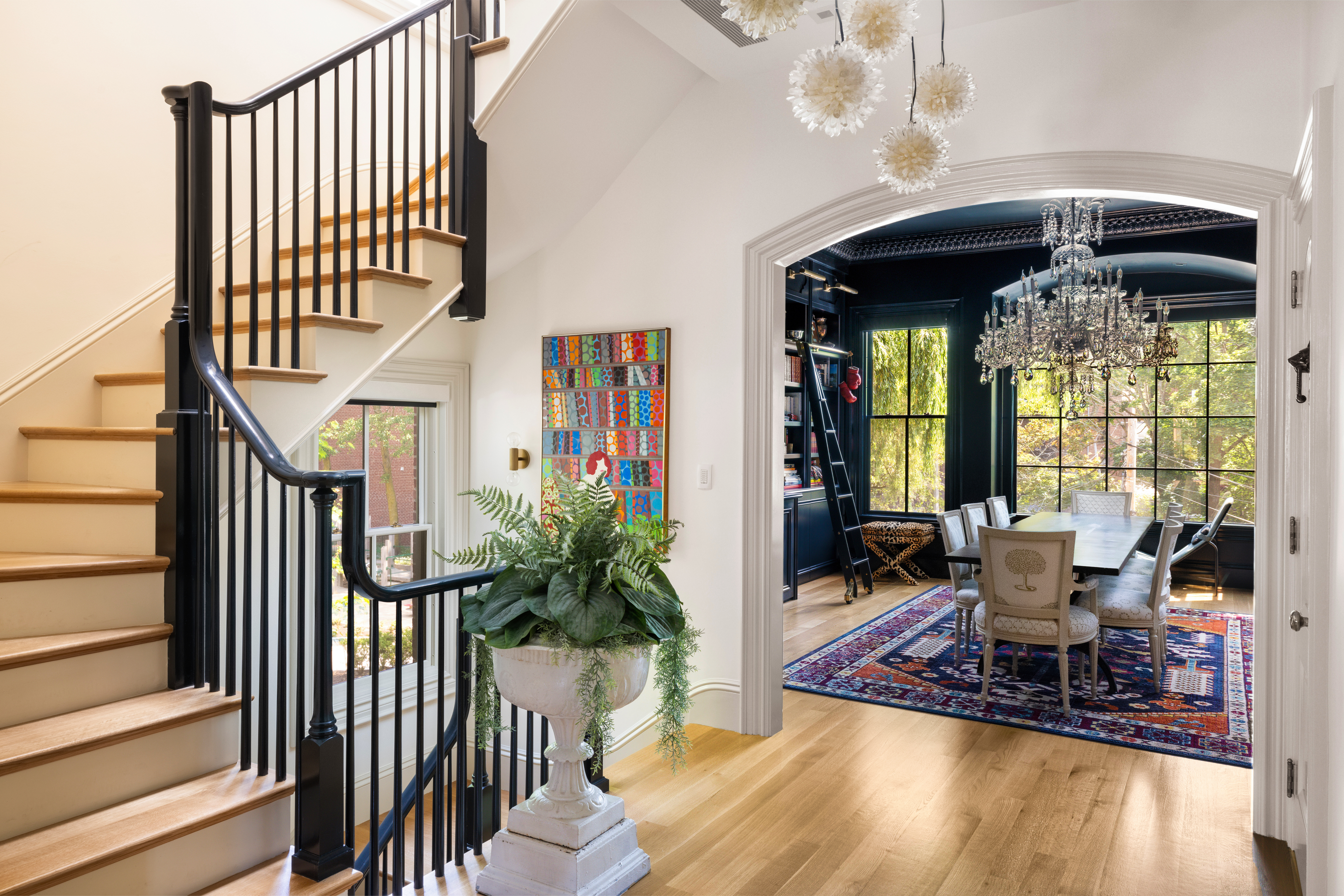 South End Boston, MA 02118 - Photo 7 of 24 a living room with furniture and a potted plant