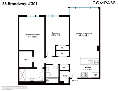$1,450,000 | 26 Broadway, Unit 301 | Williamsburg