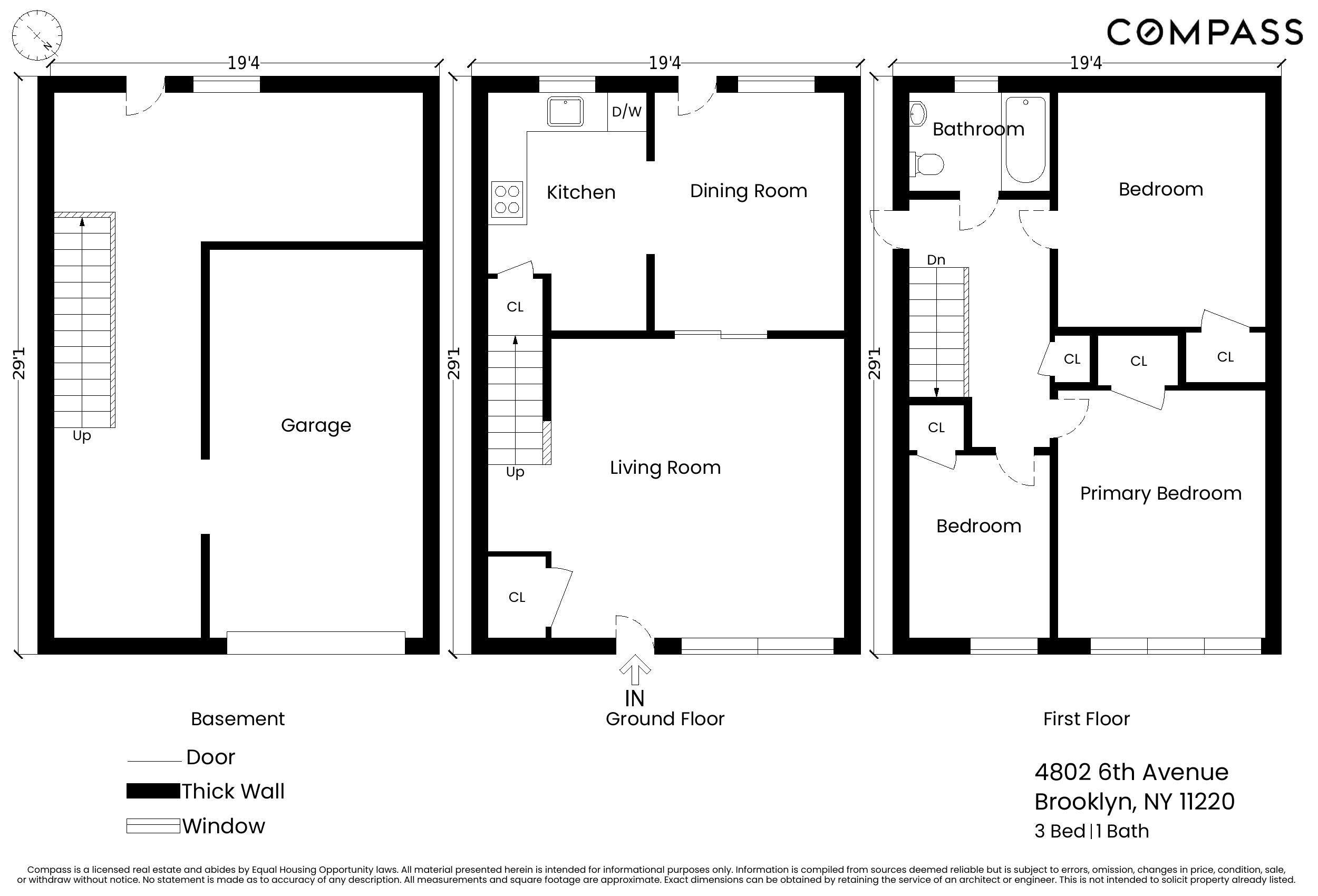 4802 6th Avenue Brooklyn, NY 11220 - Photo 21 of 21 a picture of a room with mirror