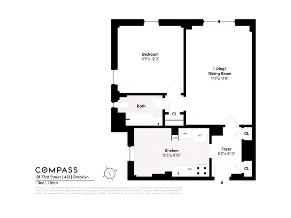 $2,350 | 181 73rd Street, Unit 451 | Bay Ridge