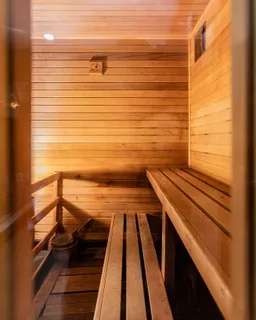 a view of a balcony with an outdoor space