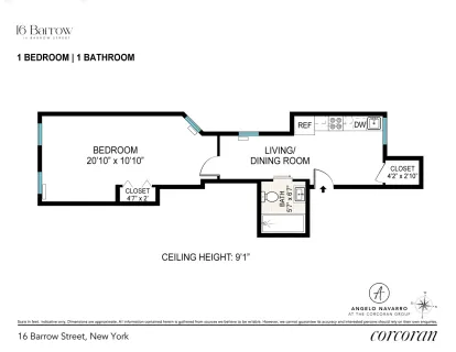$5,395 | 16 Barrow Street, Unit 4B | West Village