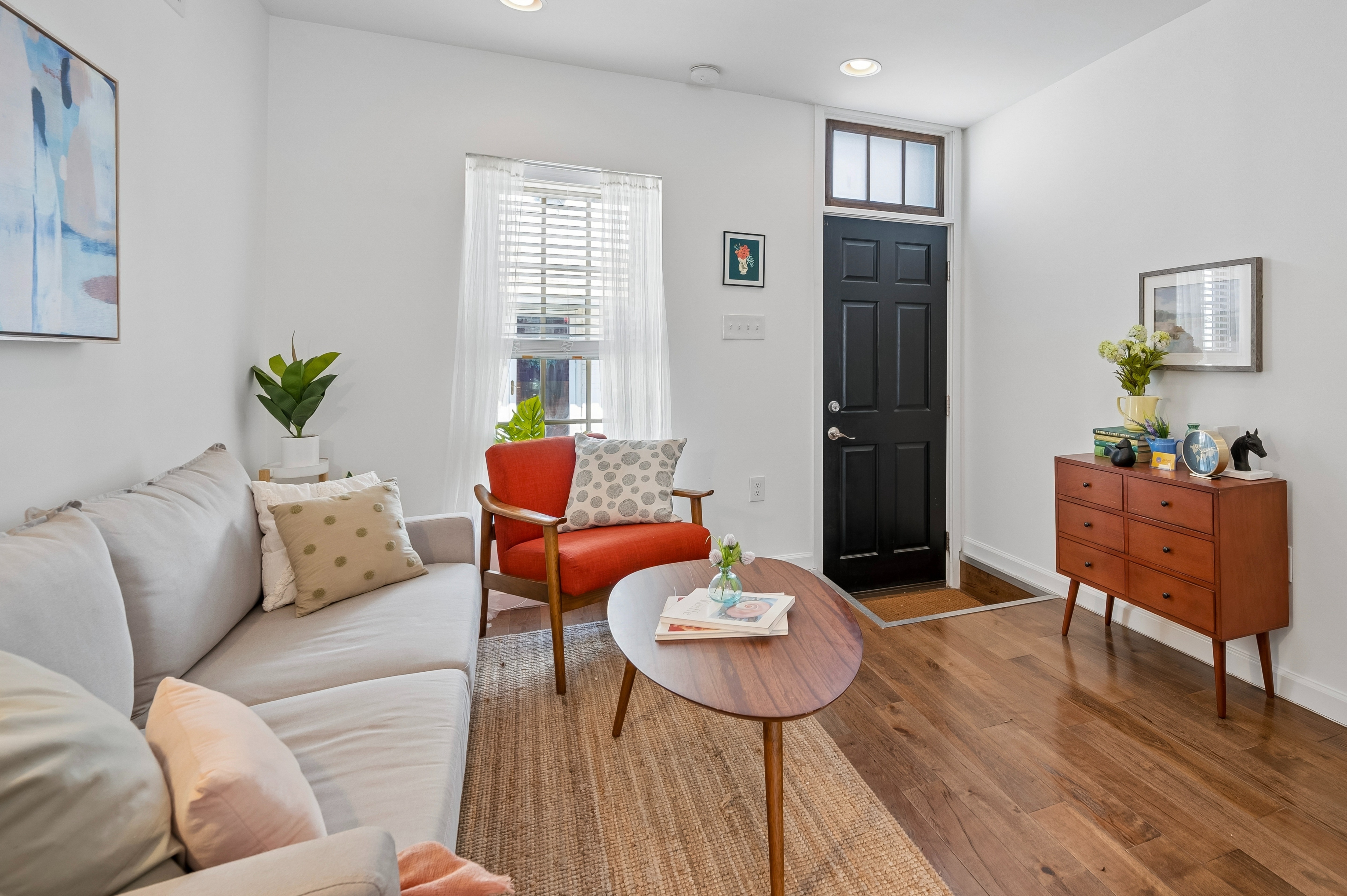 2420 Manning Street Philadelphia, PA 19103 - Photo 2 of 25 a living room with furniture and wooden floor