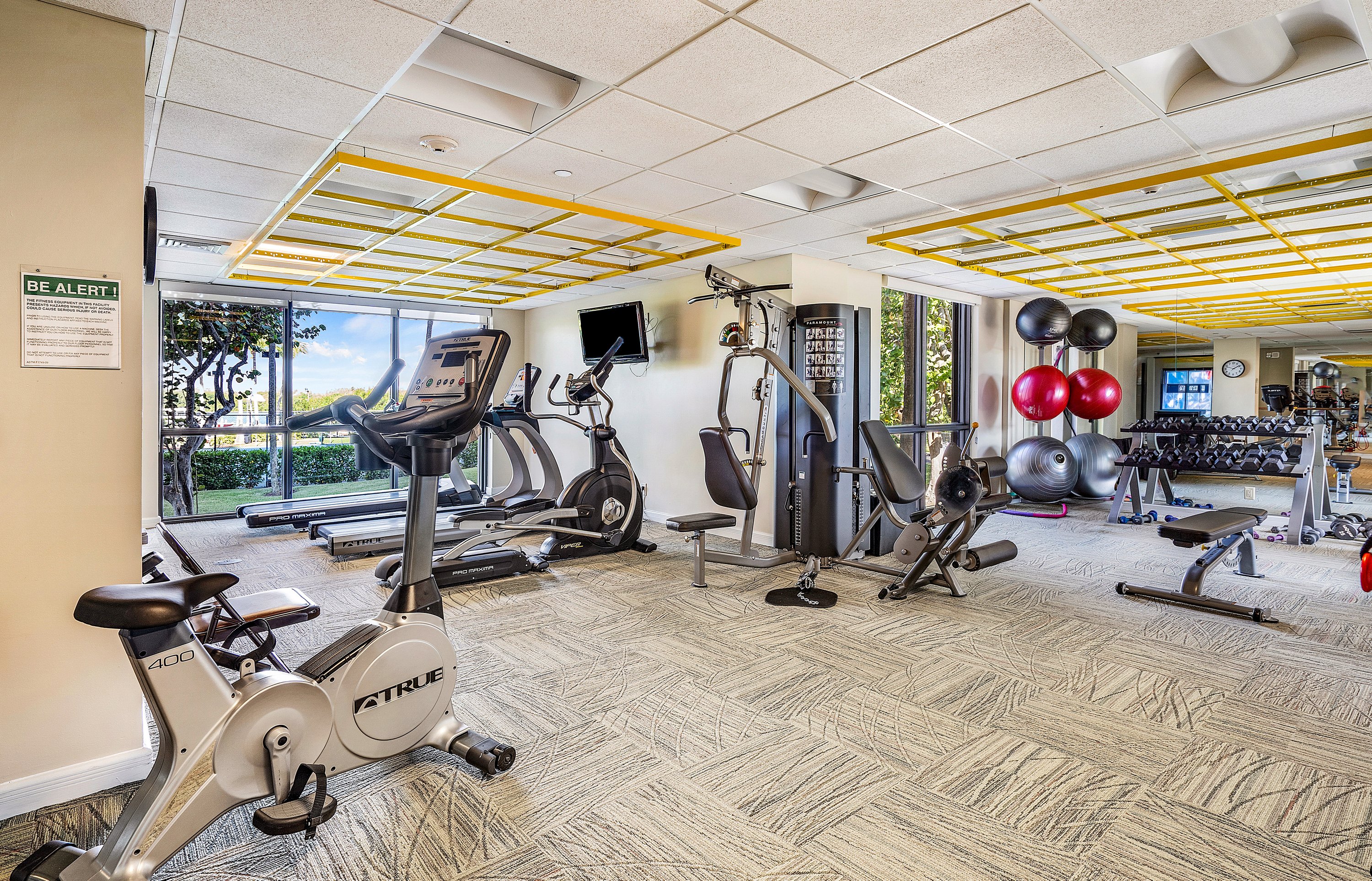 2003 North Ocean Boulevard, Unit 305 Boca Raton, FL 33431 - Photo 45 of 56 a view of a room with gym equipment