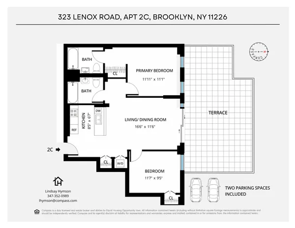 $4,700 | 323 Lenox Road, Unit 2C | Flatbush