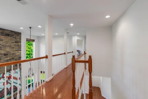 a view of entryway with stairs
