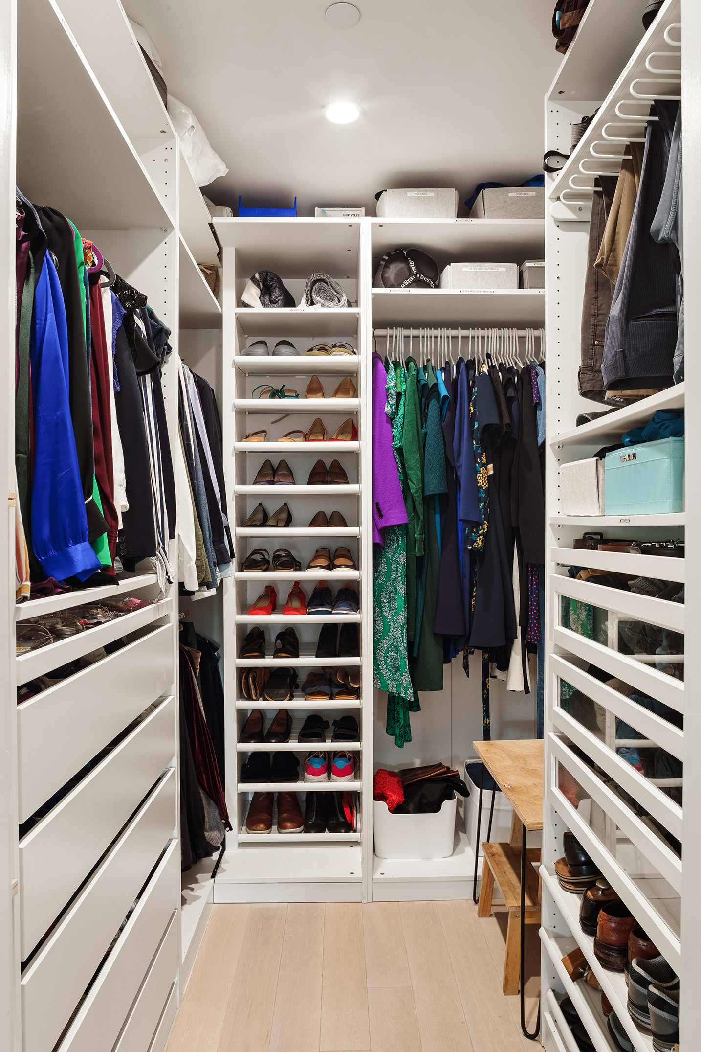 351 Union Street, Unit B Brooklyn, NY 11231 - Photo 8 of 14 a view of walk in closet with clothes and shoes