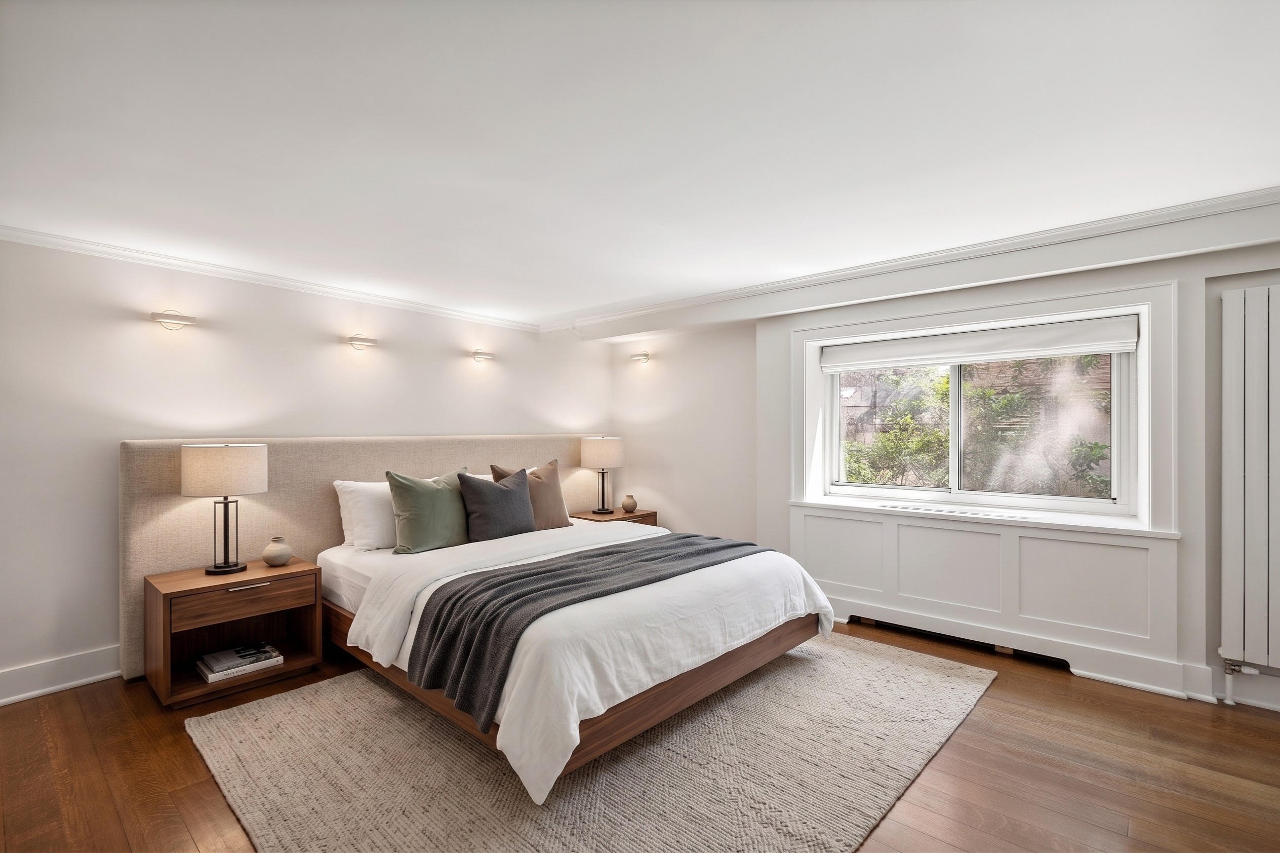 170 East 88th Street, Unit 1C Manhattan, NY 10128 - Photo 12 of 16 a bedroom with a bed and a window
