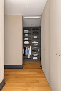 a view of a water heater room