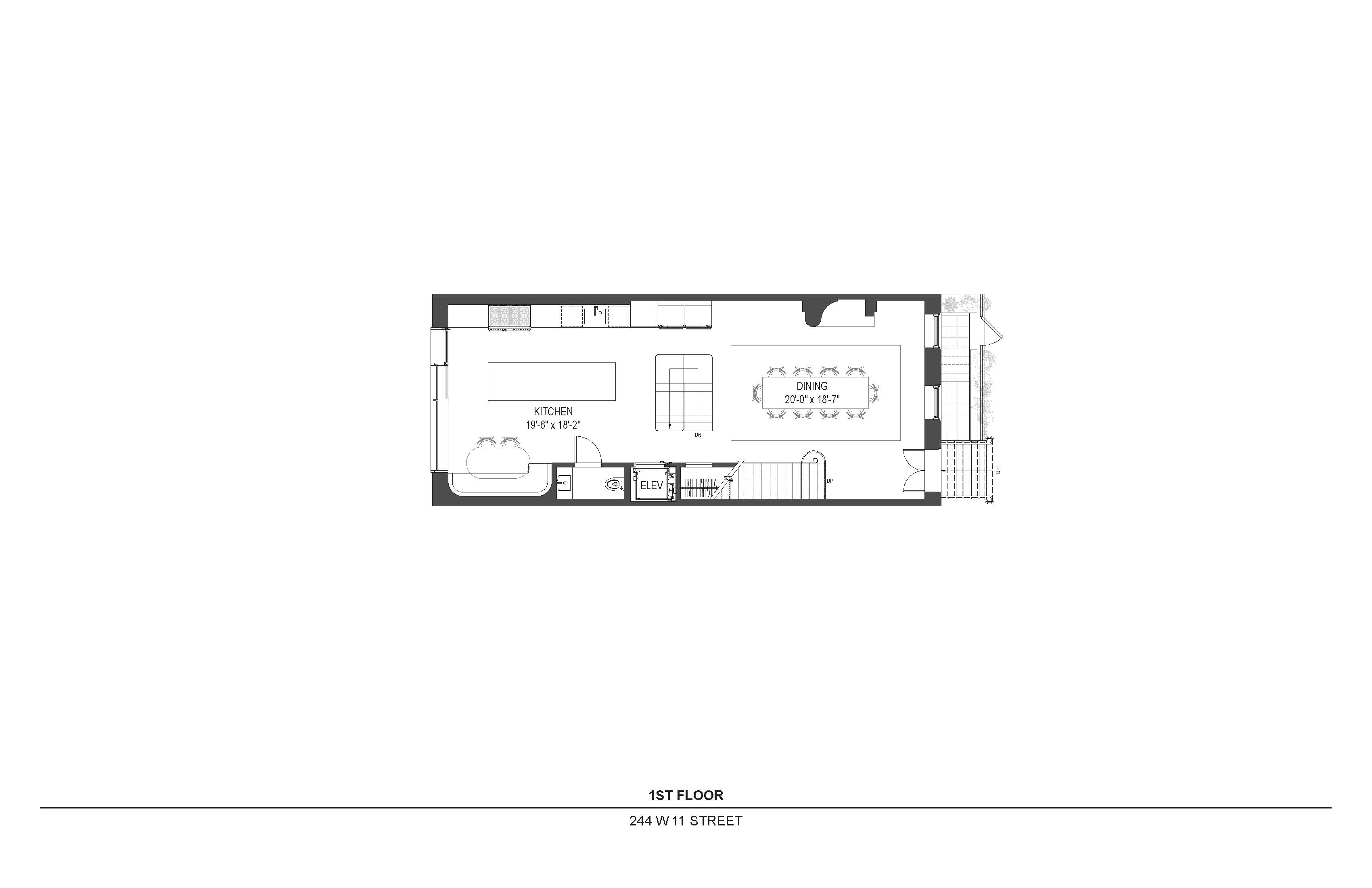 244 West 11th Street Manhattan, NY 10014 - Photo 25 of 29 a picture of a bench in a cabinet