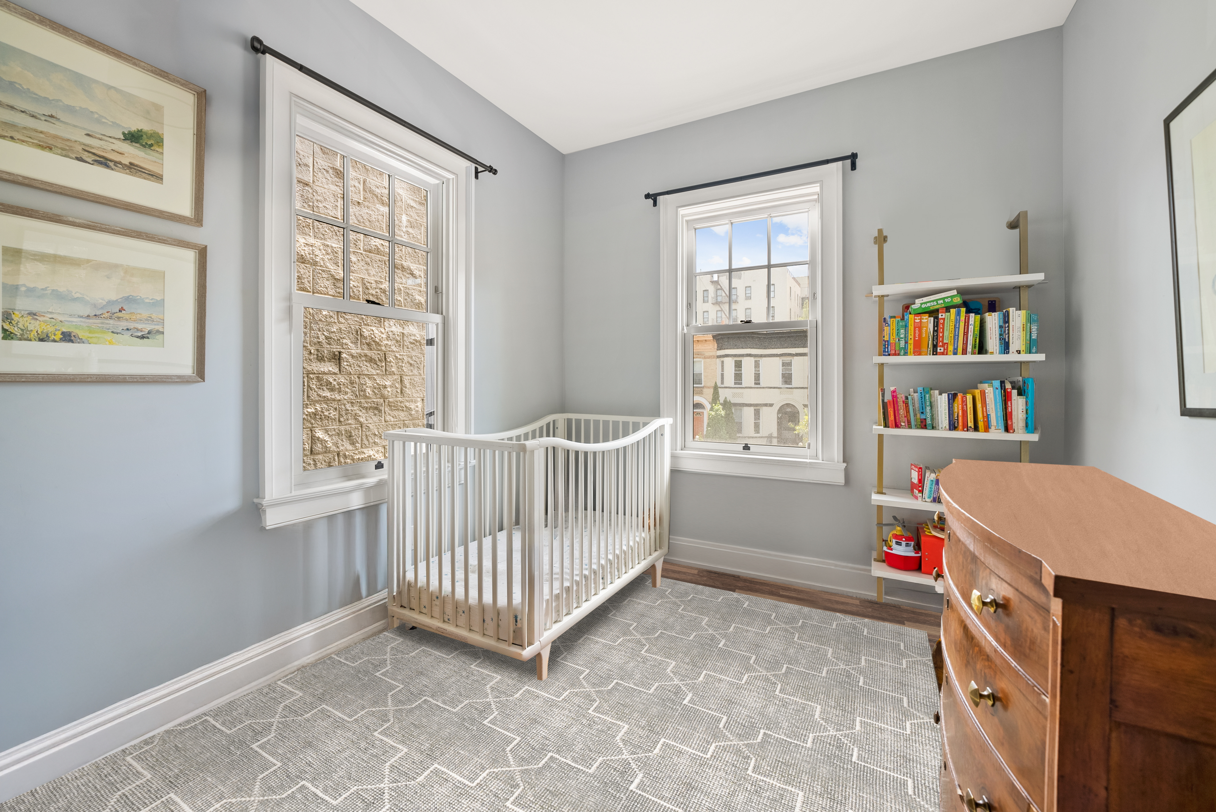 139 Winthrop Street, Unit 2 Brooklyn, NY 11225 - Photo 5 of 8 a view of an empty room with a window and storage