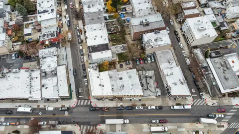 a view of a house with many windows