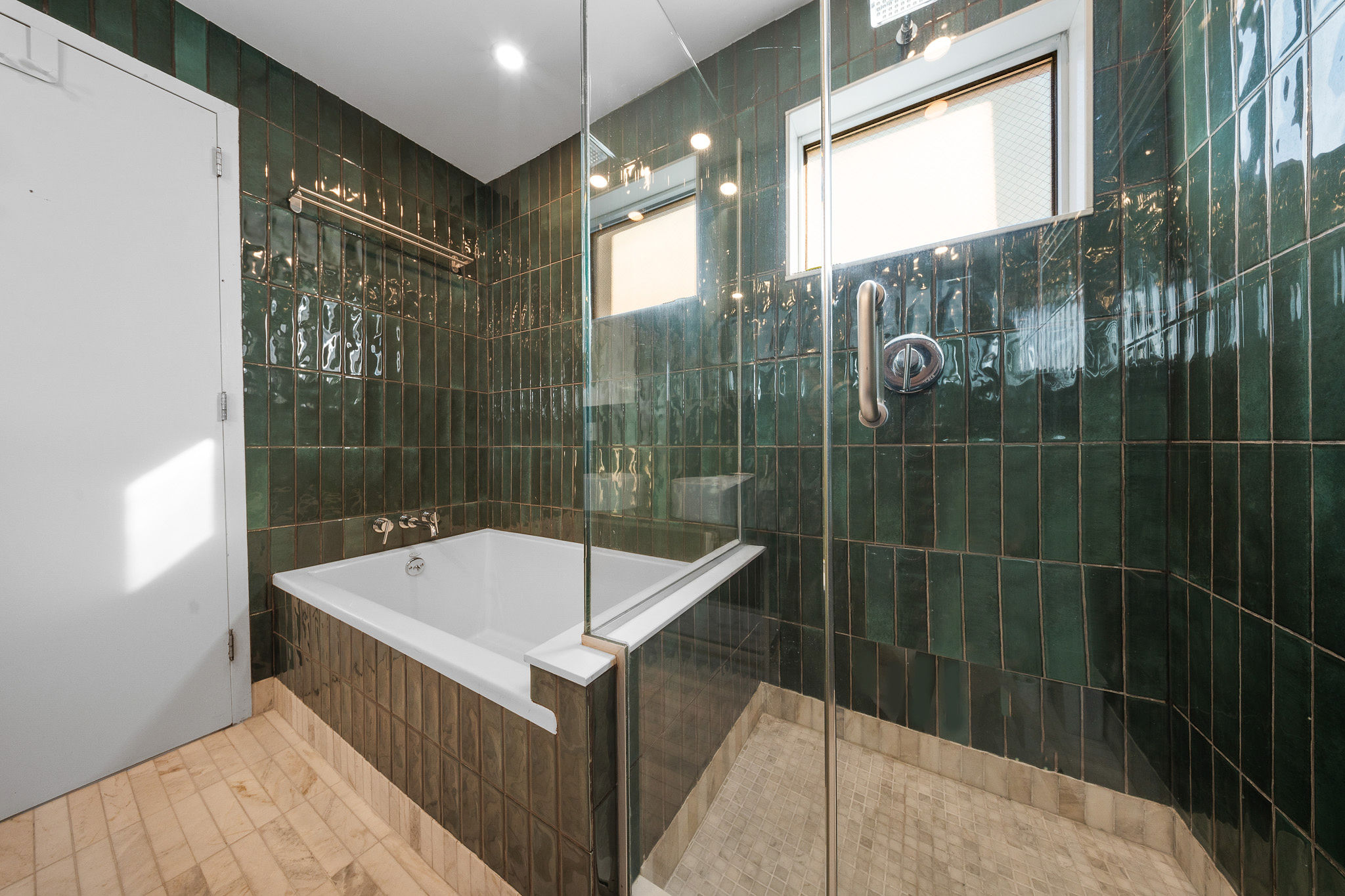 82 Guernsey Street, Unit 3B Brooklyn, NY 11222 - Photo 11 of 18 a bathroom with a shower and a sink