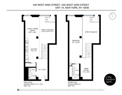 $1,750,000 | 529 West 42nd Street, Unit 1A | Hell's Kitchen
