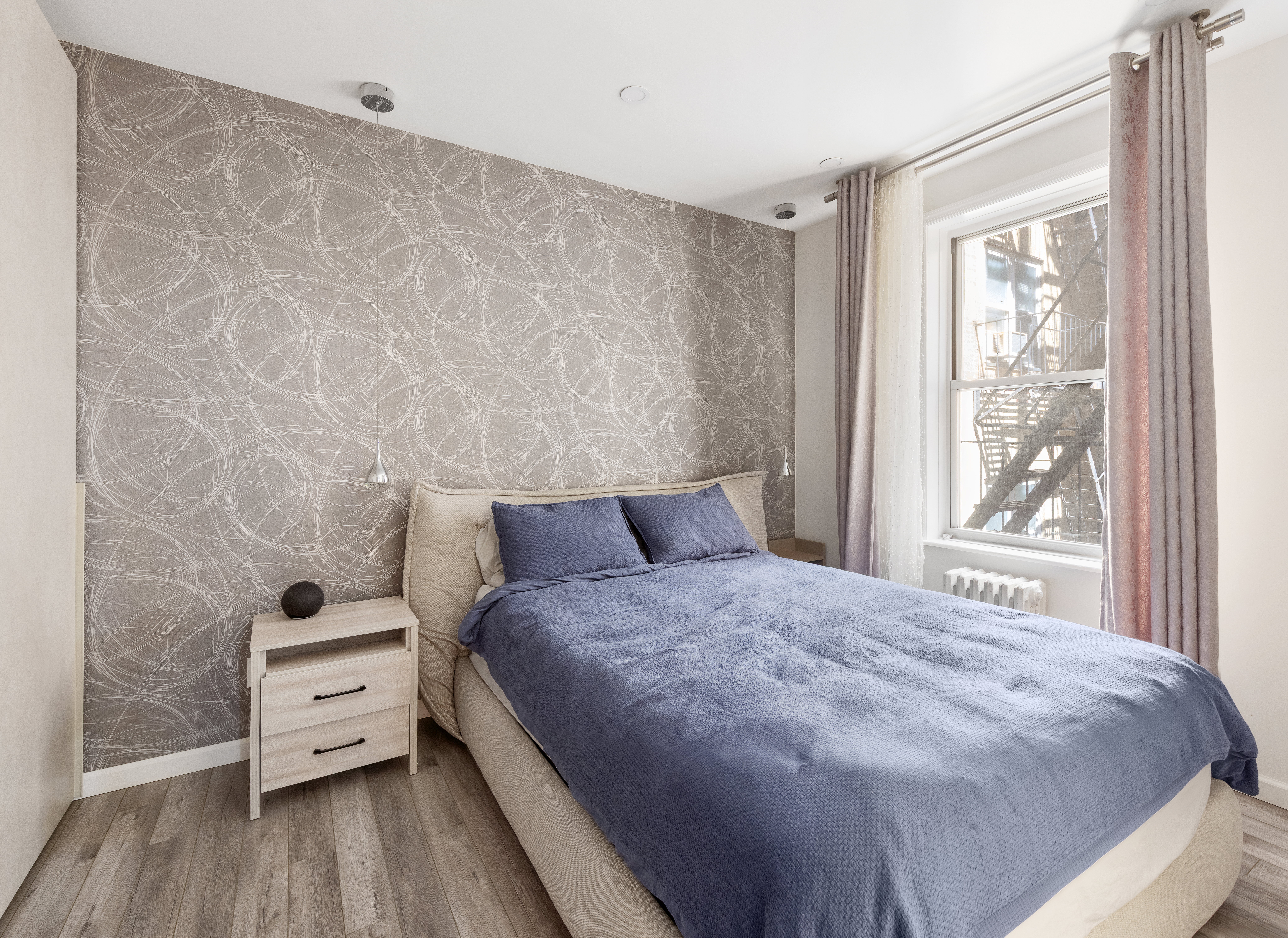 59 Pineapple Street, Unit 3F Brooklyn, NY 11201 - Photo 4 of 8 a large white bed in a white room