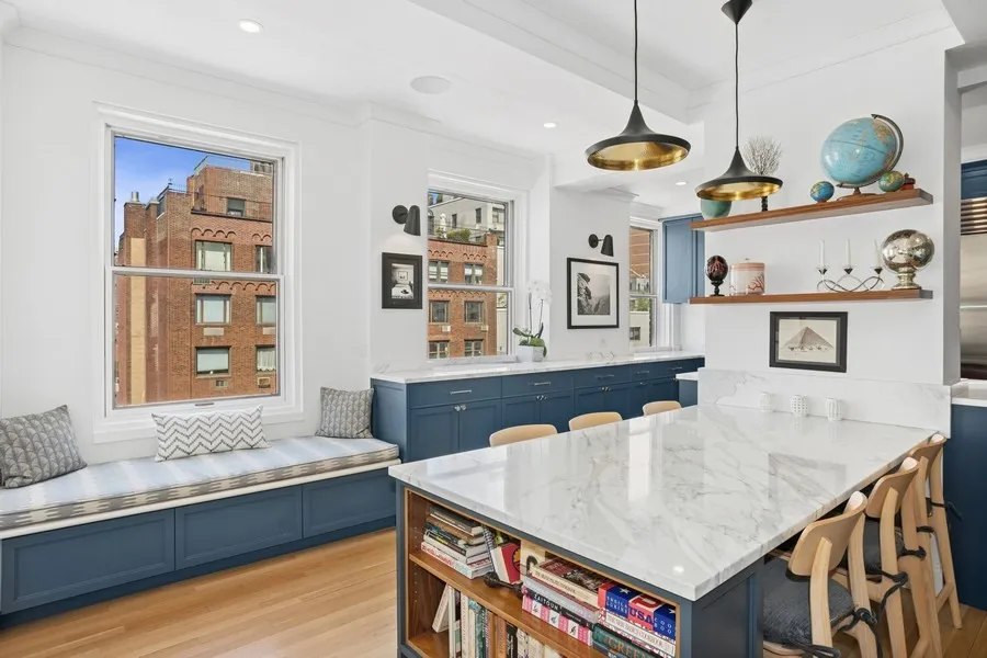 a living room with furniture and window