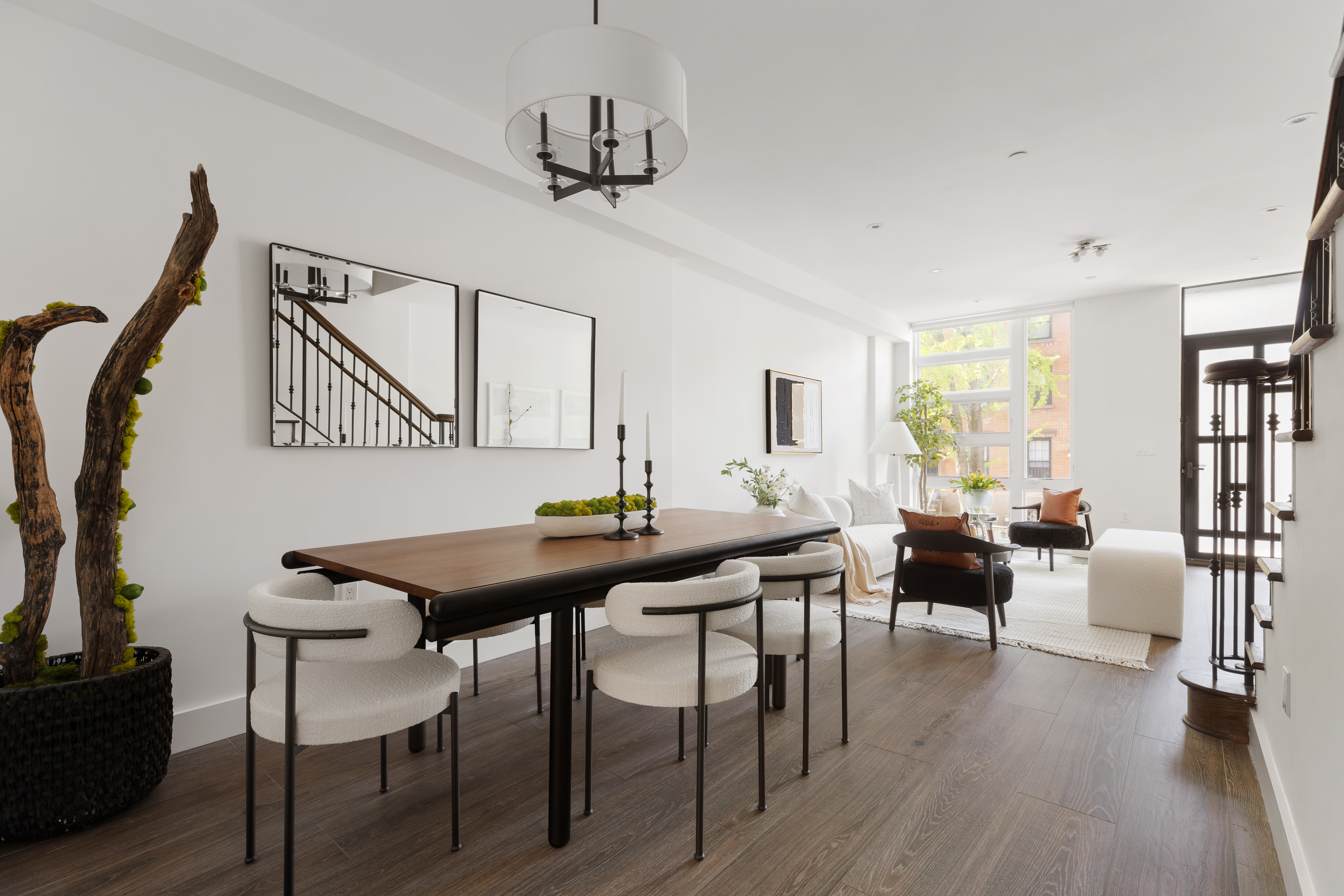 319 A State Street, Unit 2 Brooklyn, NY 11217 - Photo 3 of 15 a view of a a dining room with furniture window and wooden floor