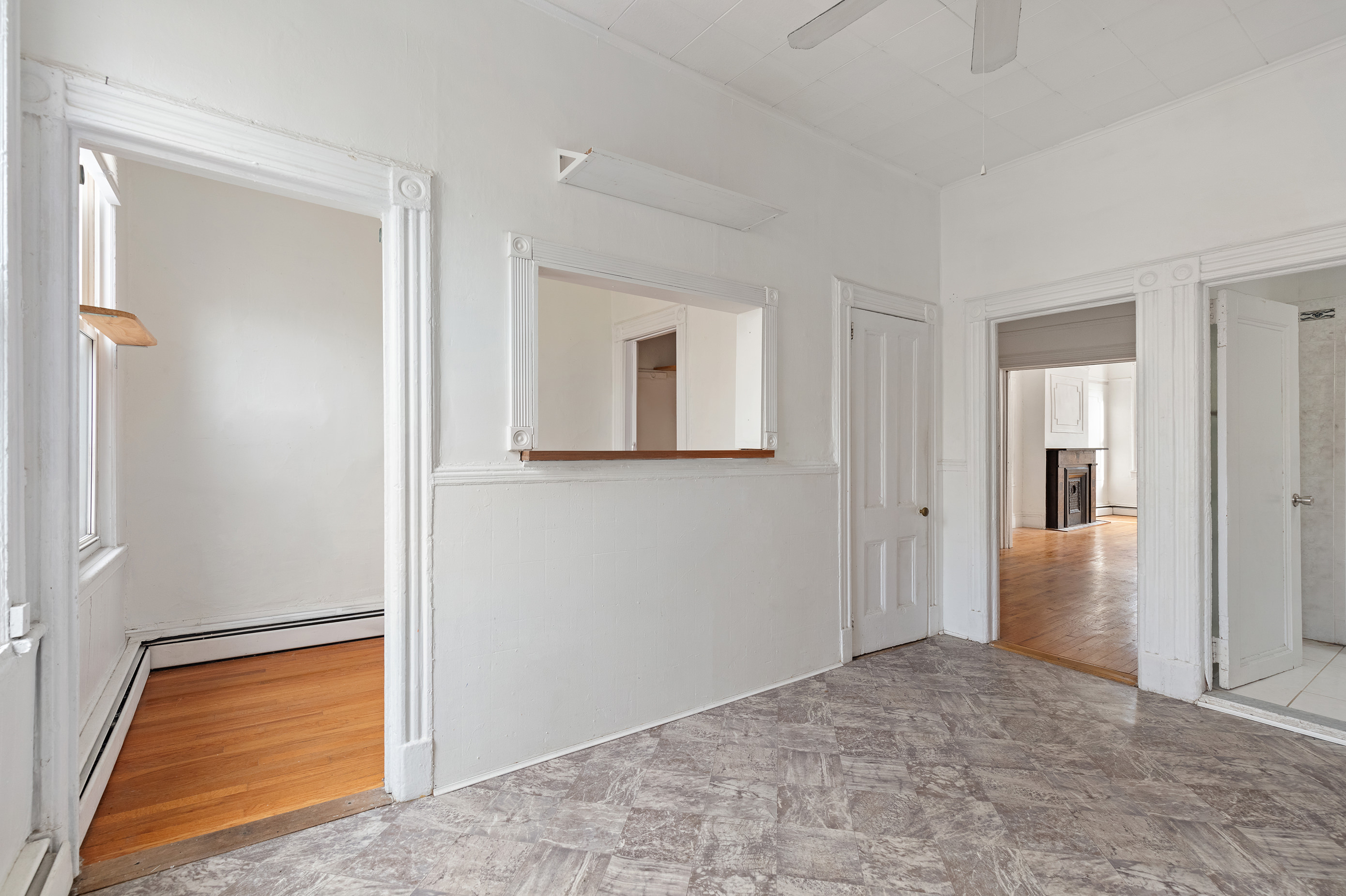 318 21st Street Brooklyn, NY 11215 - Photo 4 of 14 a view of a hallway with wooden floor