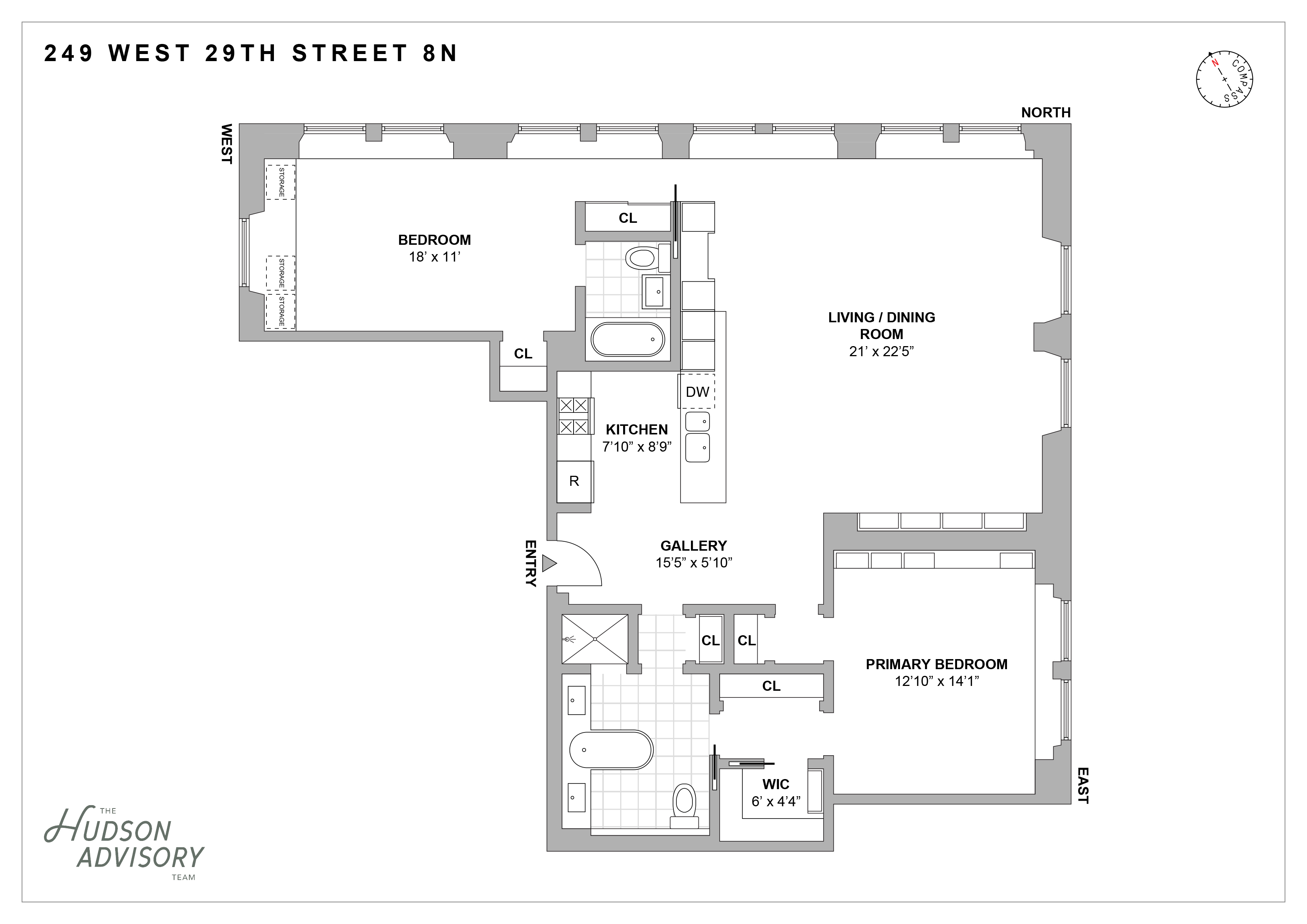 249 West 29th Street, Unit 8N Manhattan, NY 10001 - Photo 16 of 16