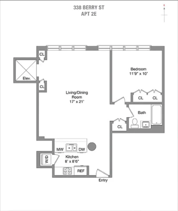 338 Berry Street, Unit 2E Brooklyn, NY 11249 - Photo 16 of 16