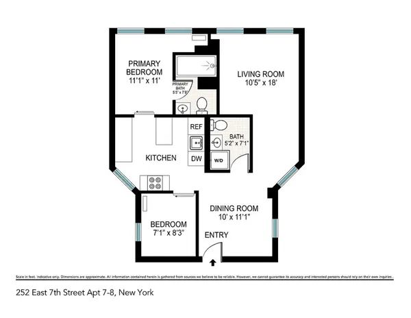 $6,000 | 252 East 7th Street, Unit 7/8 | East Village